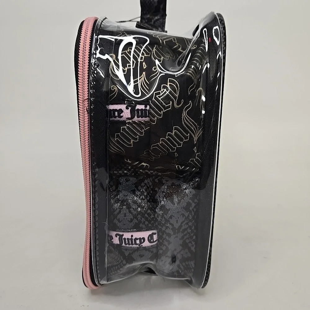 Juicy‎ Couture Makeup Cosmetic Organizer Travel Case 4 Piece Set